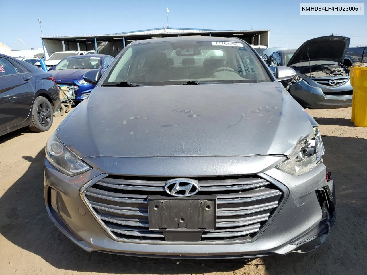 KMHD84LF4HU230061 2017 Hyundai Elantra Se