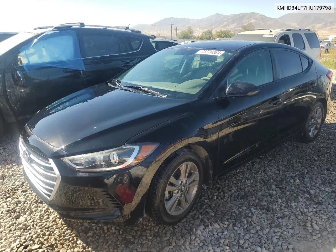 KMHD84LF7HU179798 2017 Hyundai Elantra Se