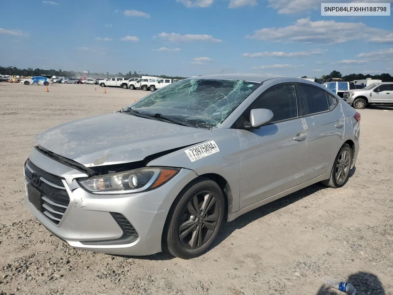 5NPD84LFXHH188798 2017 Hyundai Elantra Se