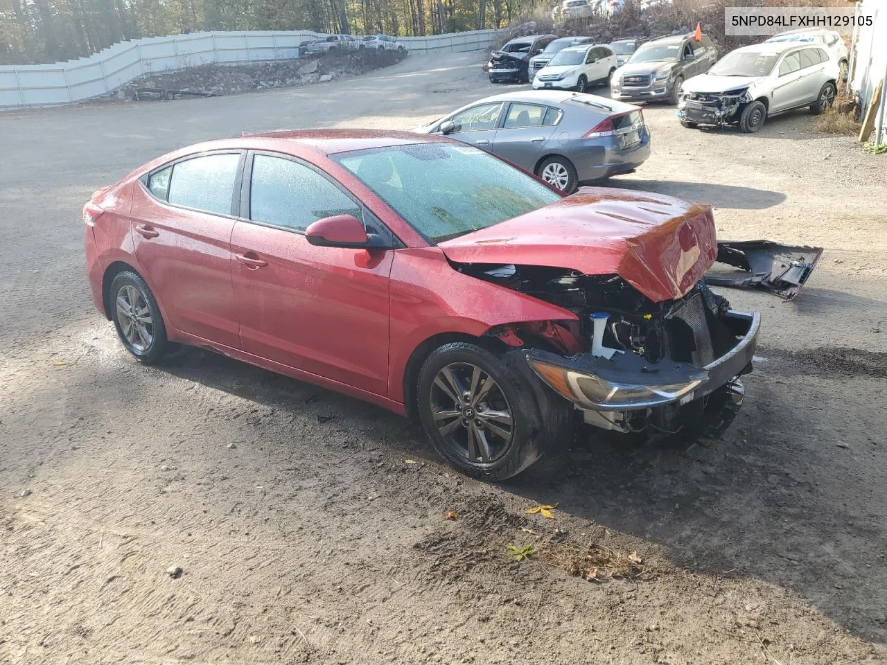 5NPD84LFXHH129105 2017 Hyundai Elantra Se