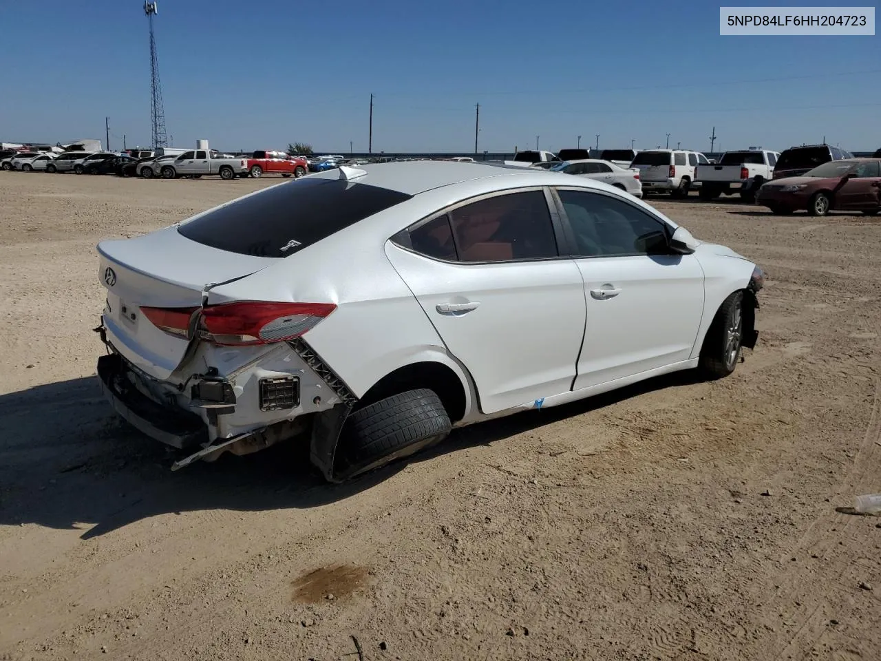 5NPD84LF6HH204723 2017 Hyundai Elantra Se