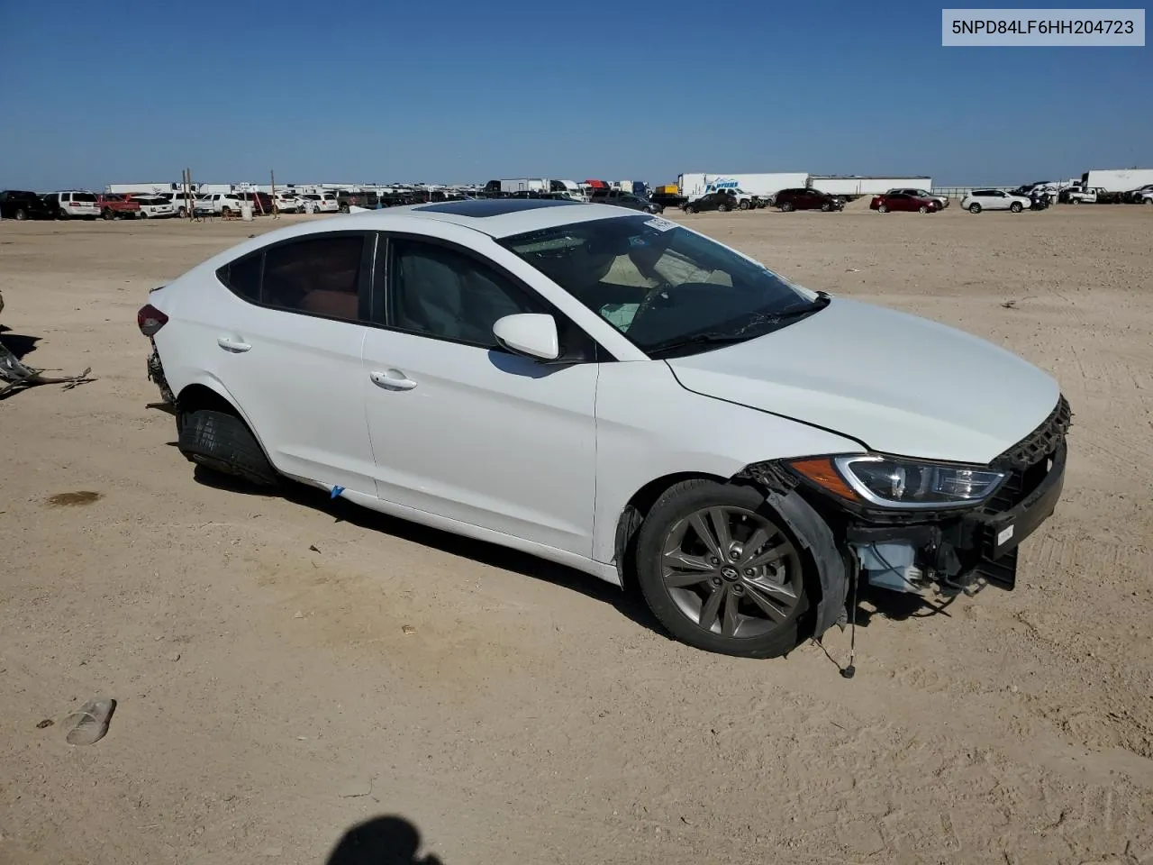 2017 Hyundai Elantra Se VIN: 5NPD84LF6HH204723 Lot: 74019494