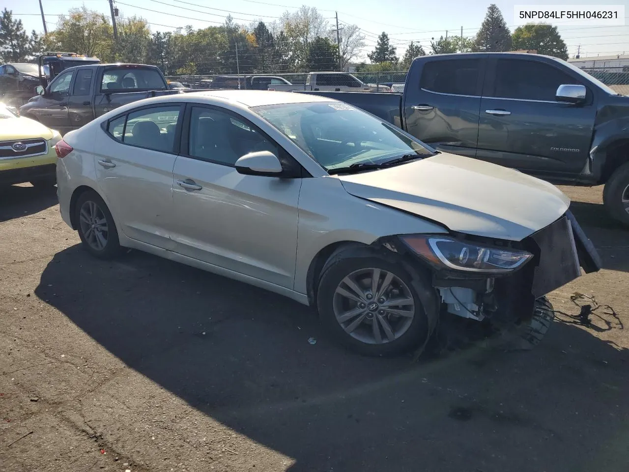 5NPD84LF5HH046231 2017 Hyundai Elantra Se