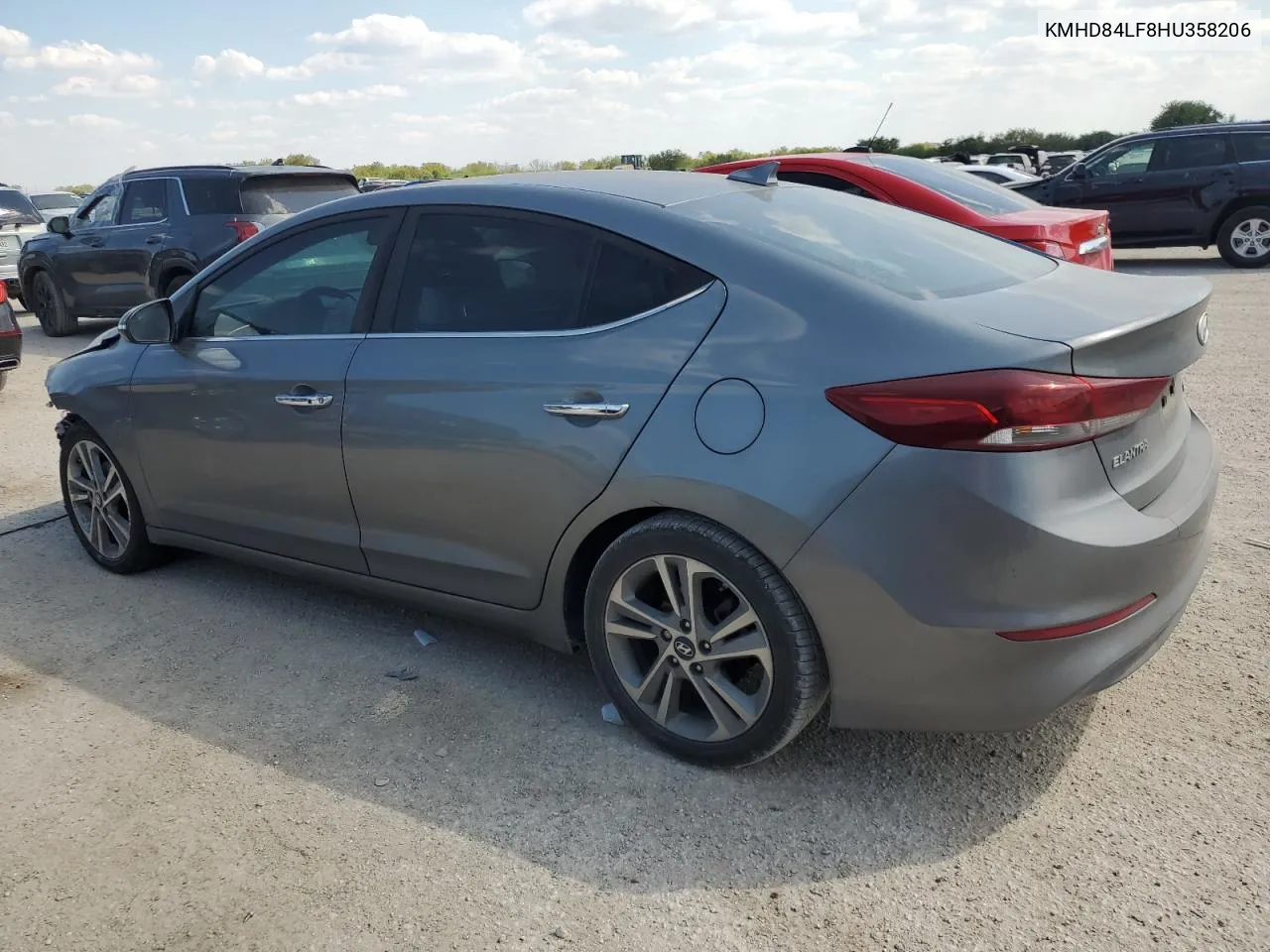 2017 Hyundai Elantra Se VIN: KMHD84LF8HU358206 Lot: 74192854