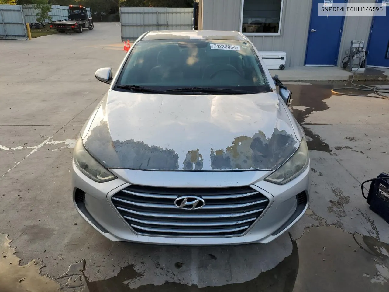 2017 Hyundai Elantra Se VIN: 5NPD84LF6HH146595 Lot: 74233084