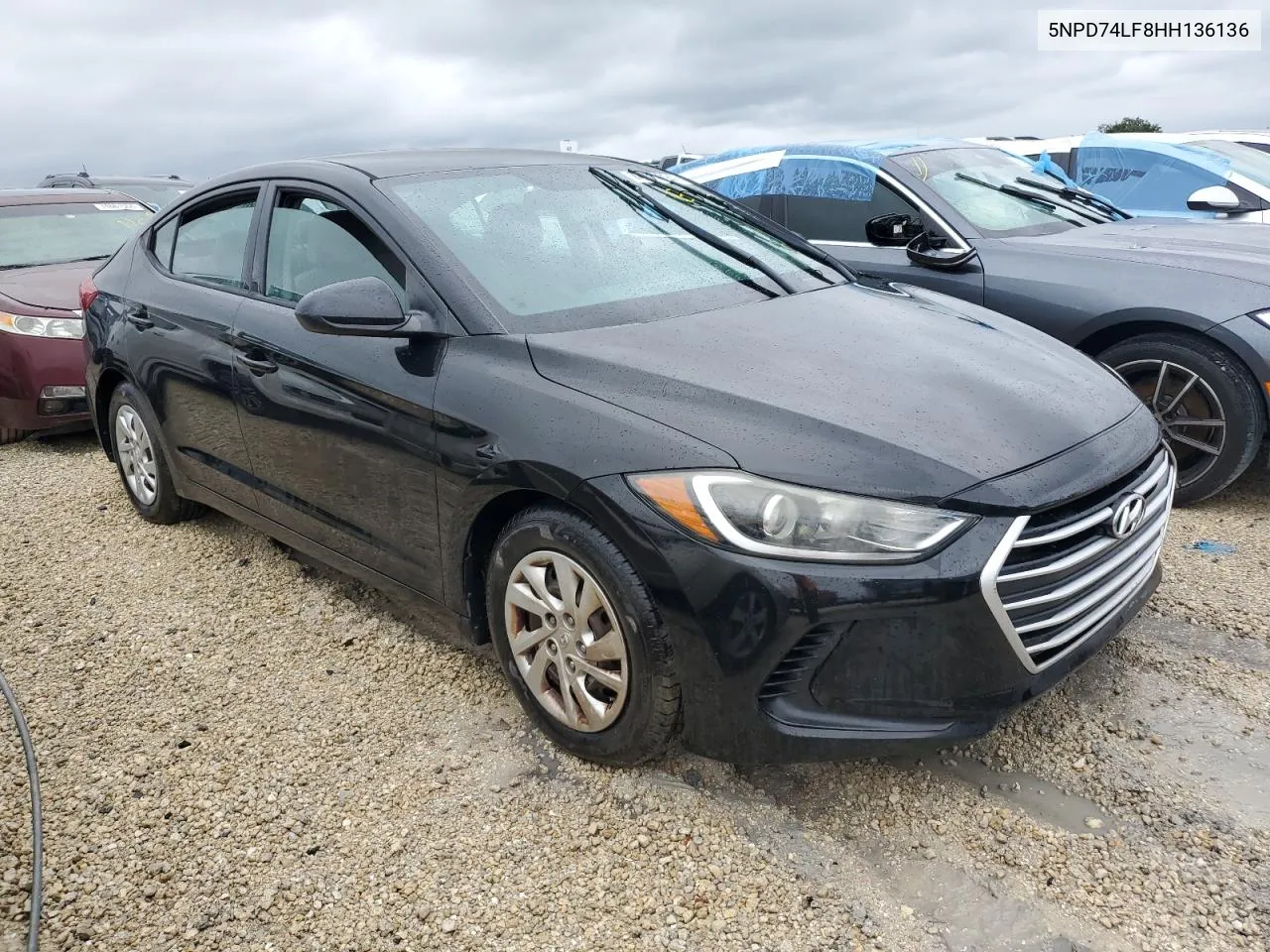 2017 Hyundai Elantra Se VIN: 5NPD74LF8HH136136 Lot: 74377894