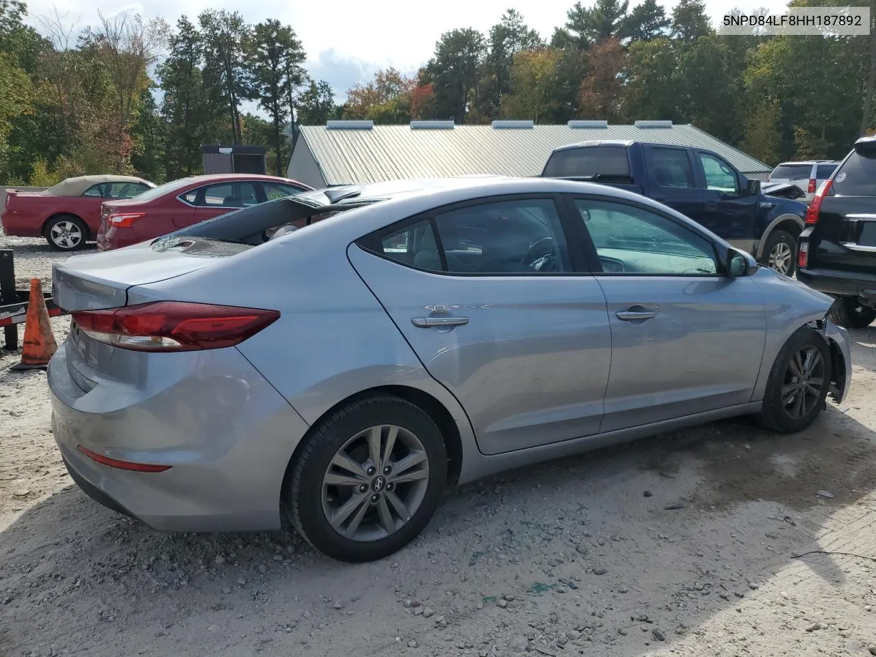 2017 Hyundai Elantra Se VIN: 5NPD84LF8HH187892 Lot: 74695524