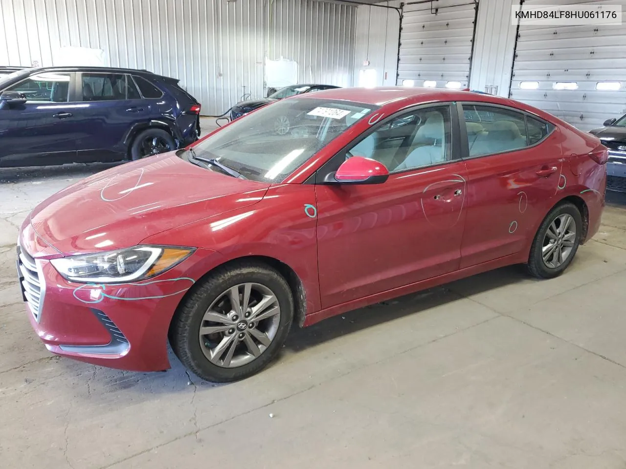 KMHD84LF8HU061176 2017 Hyundai Elantra Se