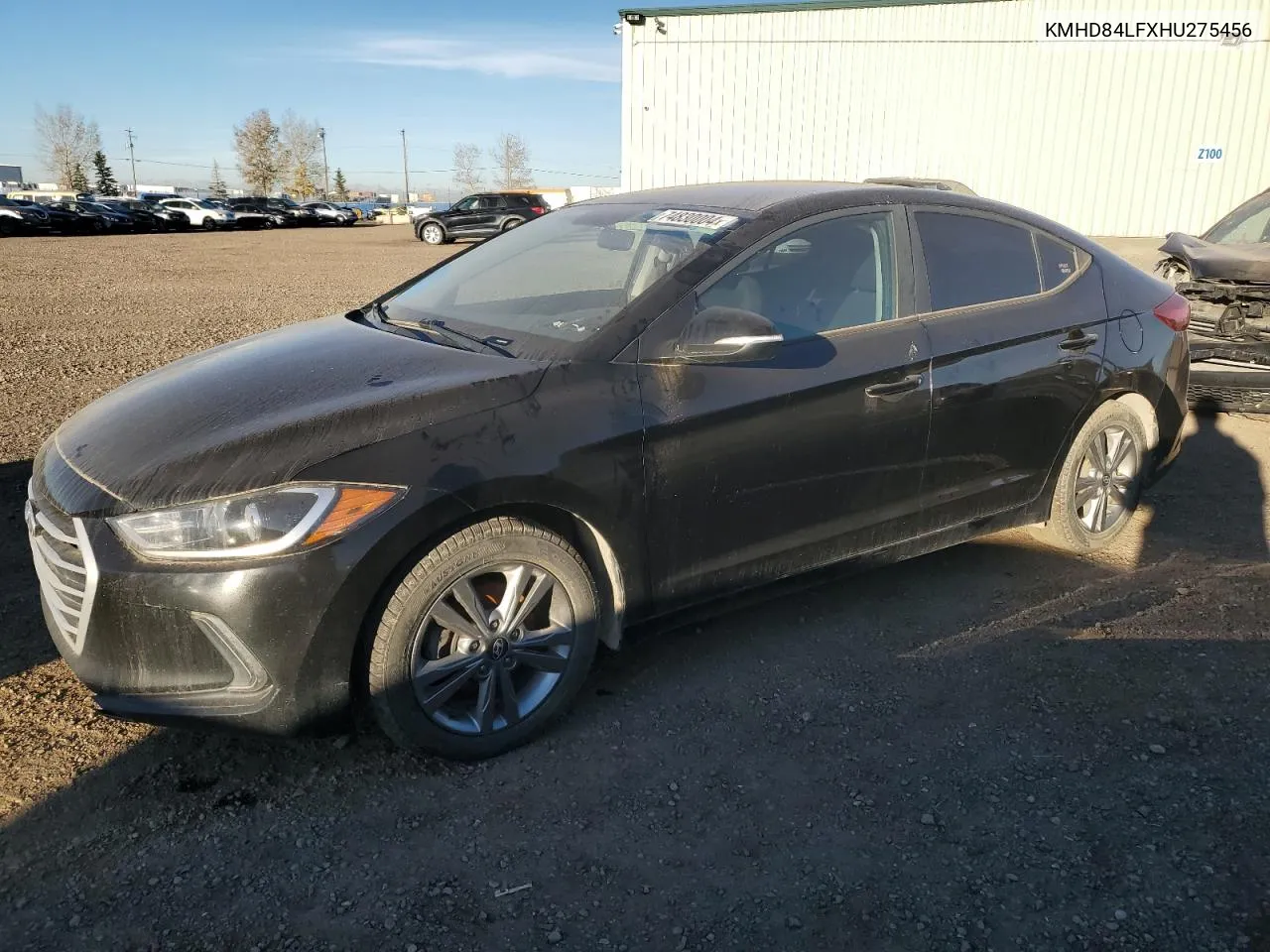 2017 Hyundai Elantra Se VIN: KMHD84LFXHU275456 Lot: 74830004