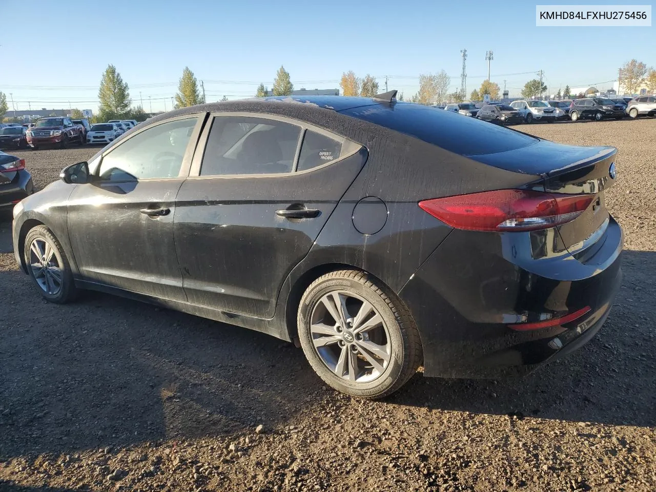 KMHD84LFXHU275456 2017 Hyundai Elantra Se