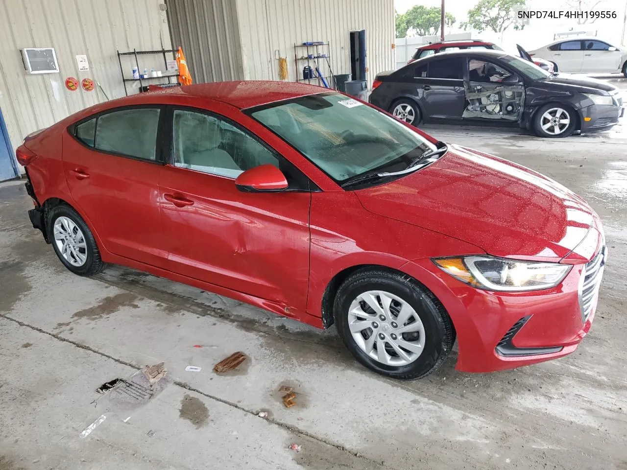 2017 Hyundai Elantra Se VIN: 5NPD74LF4HH199556 Lot: 74937524