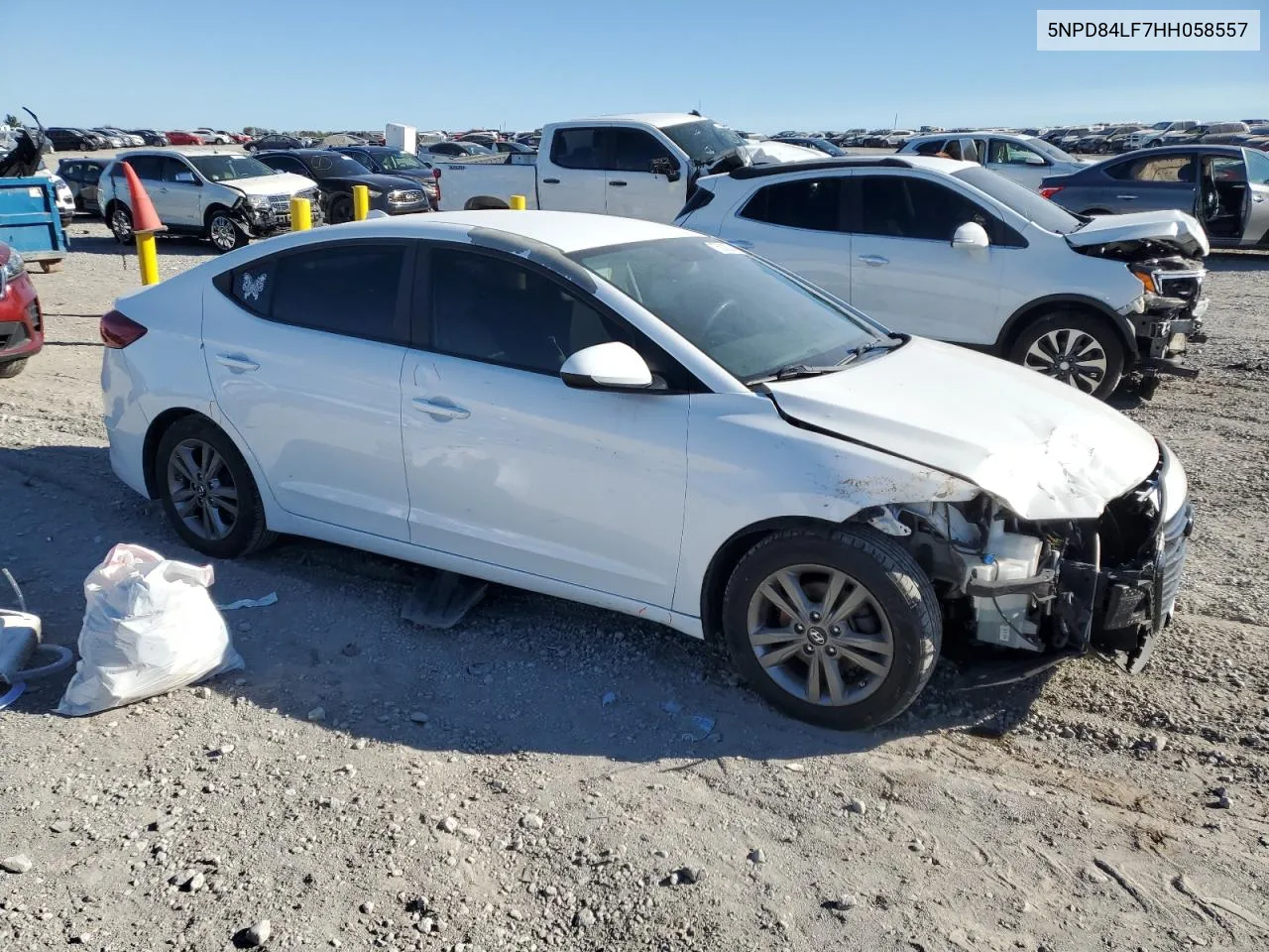 2017 Hyundai Elantra Se VIN: 5NPD84LF7HH058557 Lot: 75038084