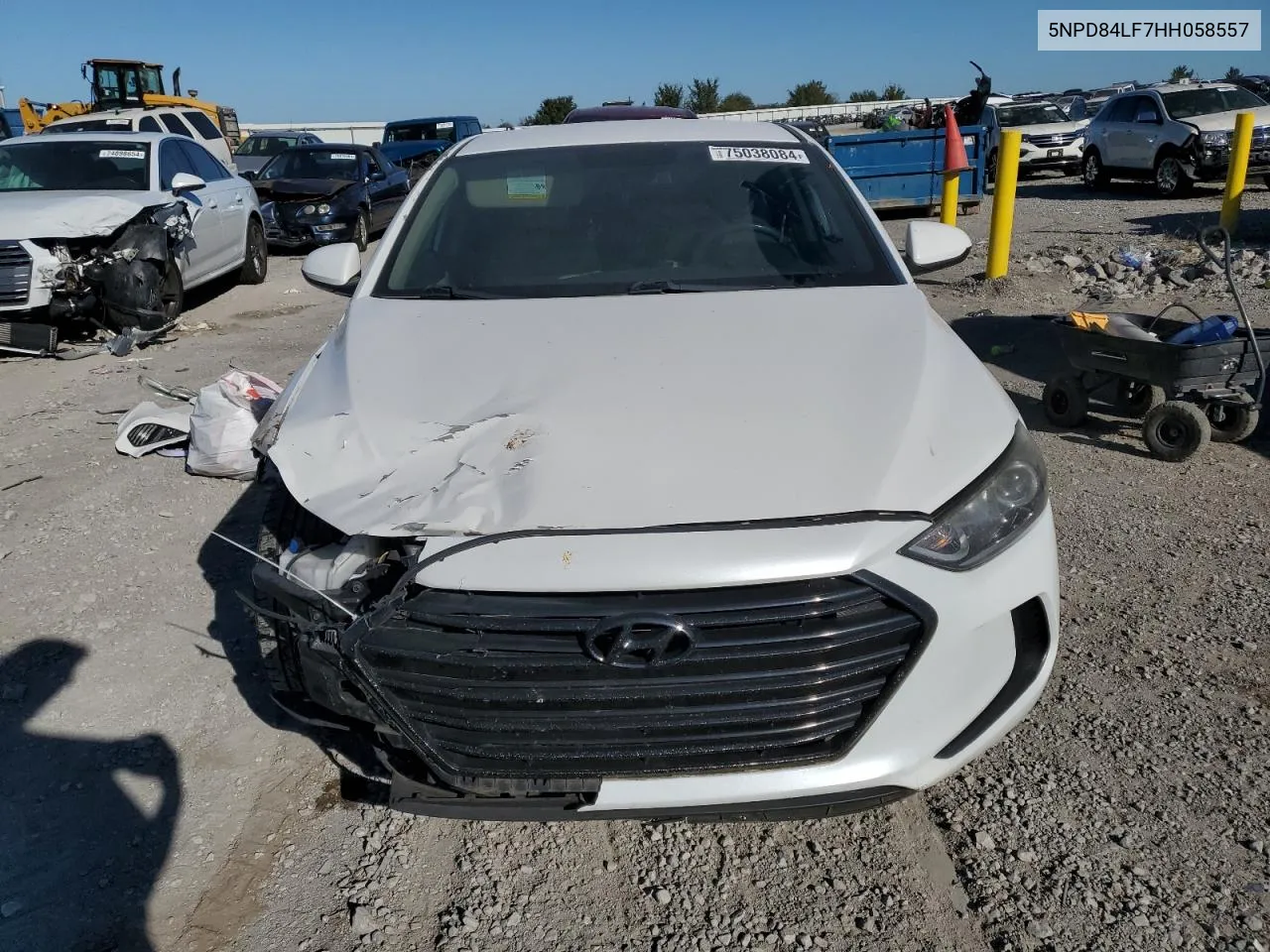 2017 Hyundai Elantra Se VIN: 5NPD84LF7HH058557 Lot: 75038084