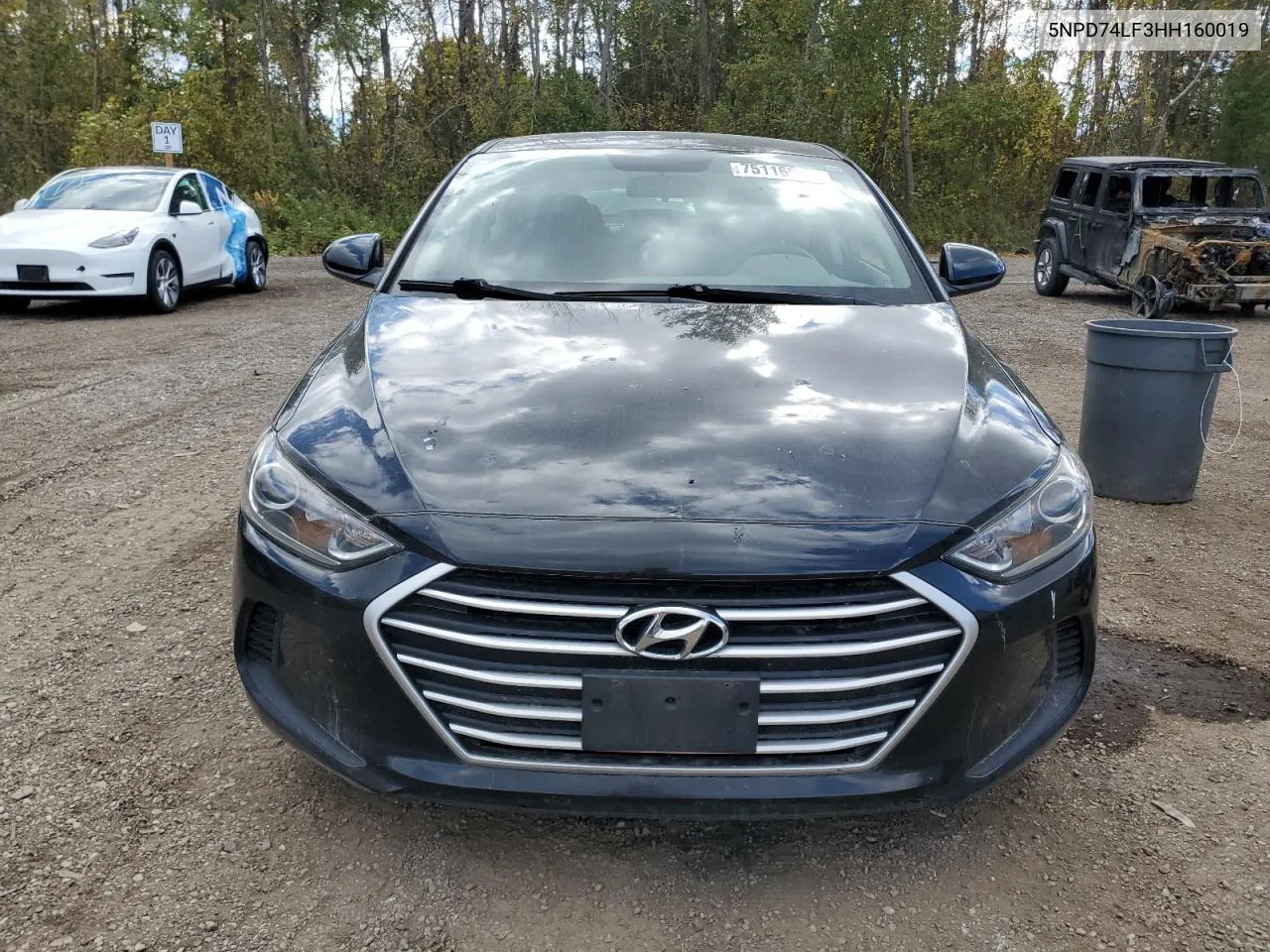 2017 Hyundai Elantra Se VIN: 5NPD74LF3HH160019 Lot: 75116914