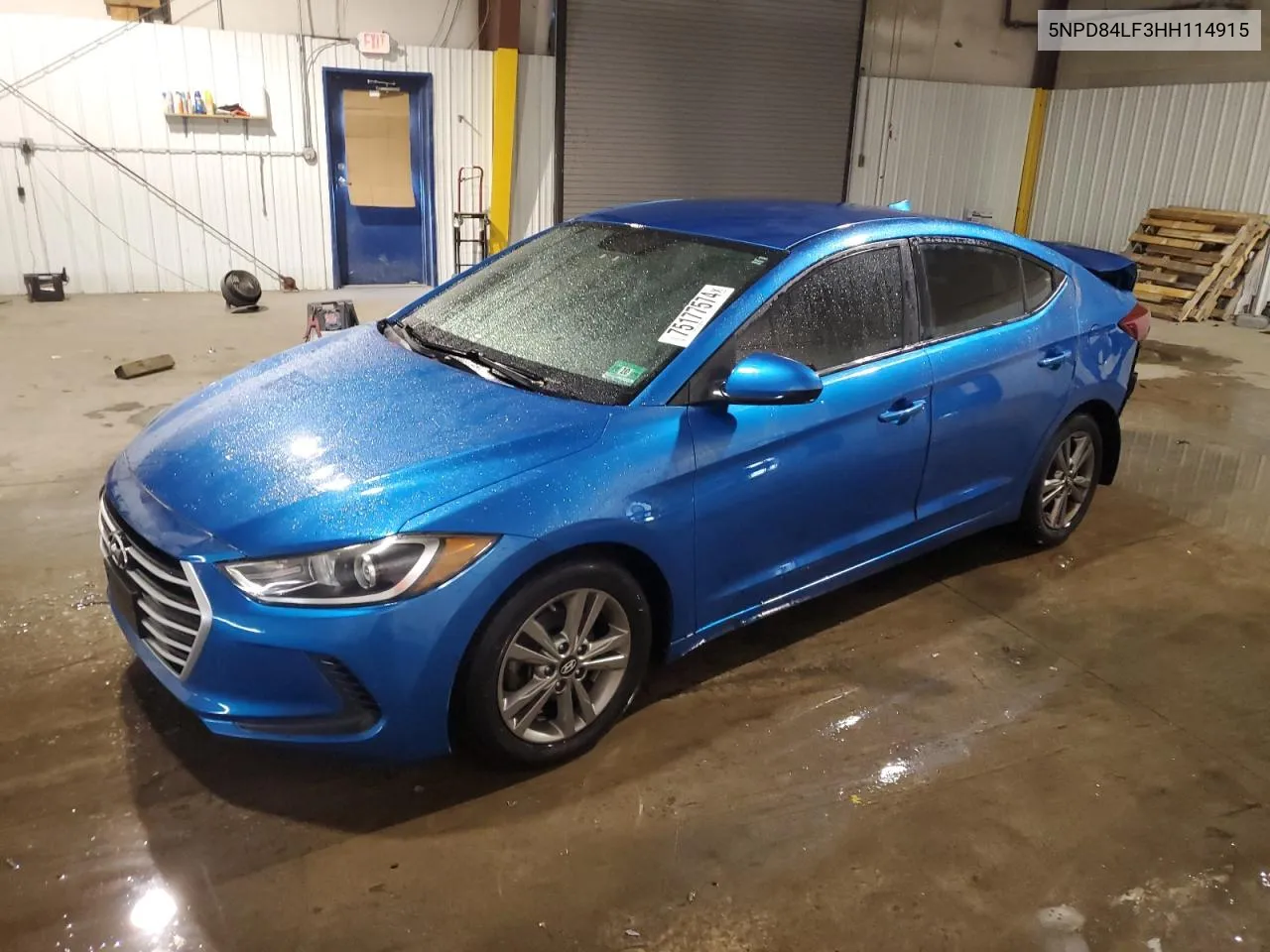 2017 Hyundai Elantra Se VIN: 5NPD84LF3HH114915 Lot: 75177574