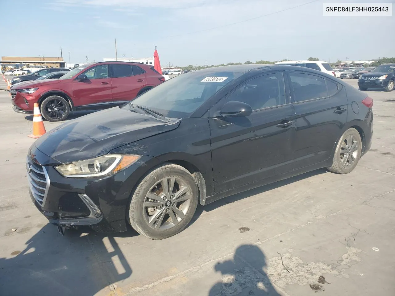 5NPD84LF3HH025443 2017 Hyundai Elantra Se