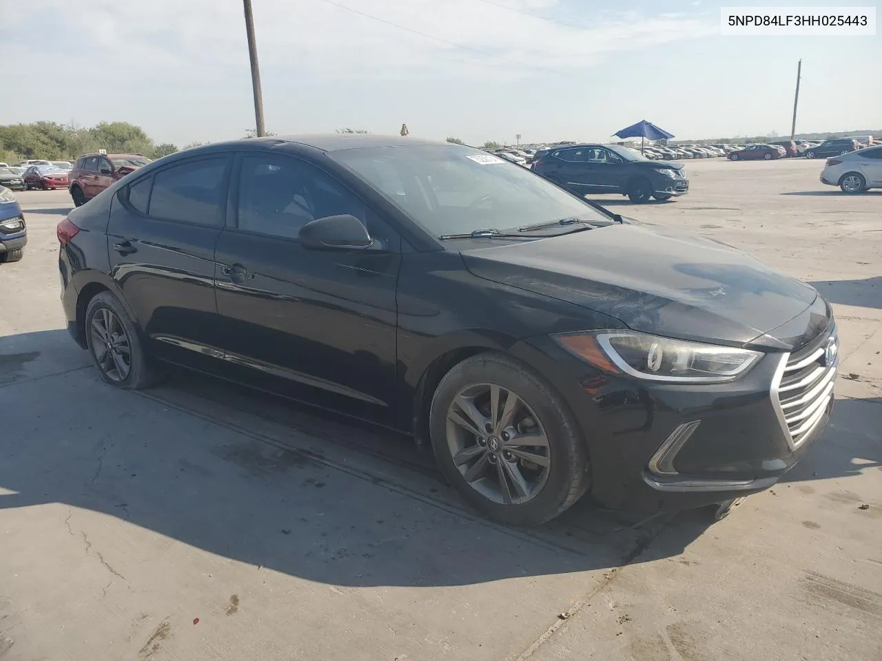 5NPD84LF3HH025443 2017 Hyundai Elantra Se