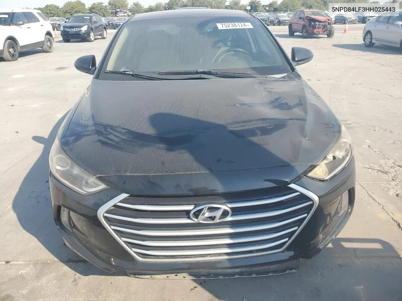 2017 Hyundai Elantra Se VIN: 5NPD84LF3HH025443 Lot: 75238124