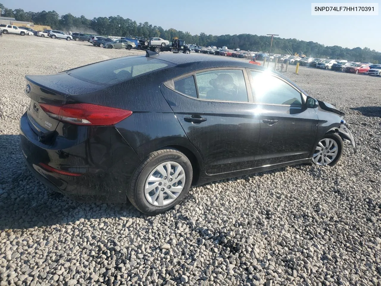 2017 Hyundai Elantra Se VIN: 5NPD74LF7HH170391 Lot: 75250764