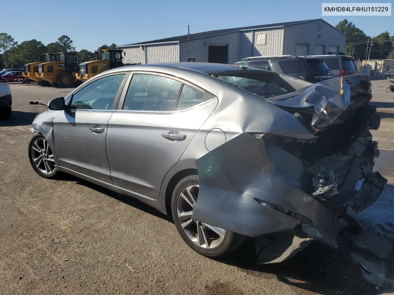 2017 Hyundai Elantra Se VIN: KMHD84LF4HU151229 Lot: 75633034