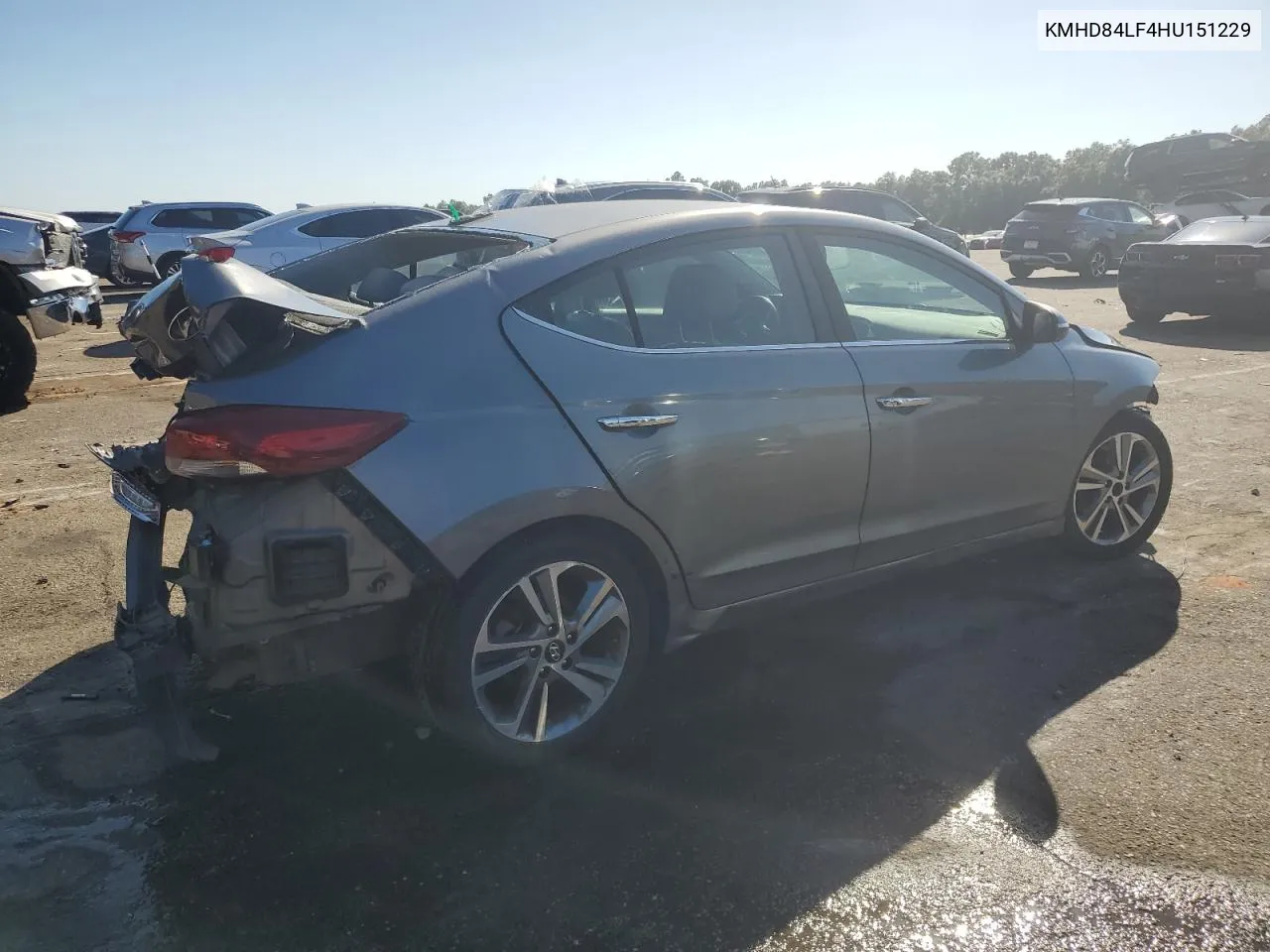 2017 Hyundai Elantra Se VIN: KMHD84LF4HU151229 Lot: 75633034