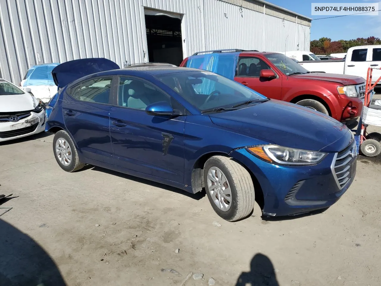 2017 Hyundai Elantra Se VIN: 5NPD74LF4HH088375 Lot: 75860304