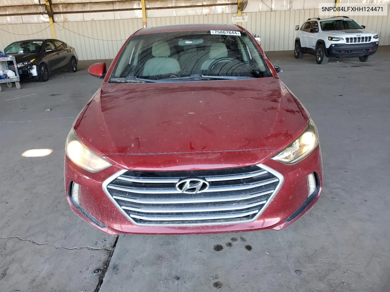 2017 Hyundai Elantra Se VIN: 5NPD84LFXHH124471 Lot: 75867644