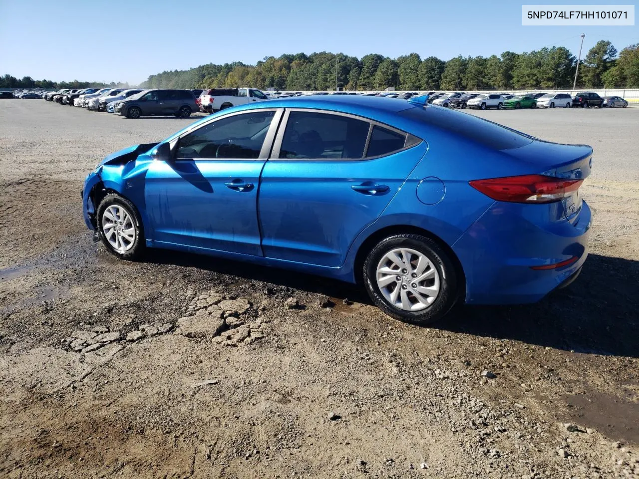 2017 Hyundai Elantra Se VIN: 5NPD74LF7HH101071 Lot: 75952924