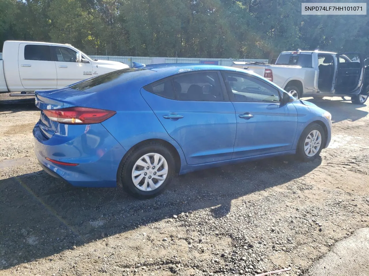 2017 Hyundai Elantra Se VIN: 5NPD74LF7HH101071 Lot: 75952924