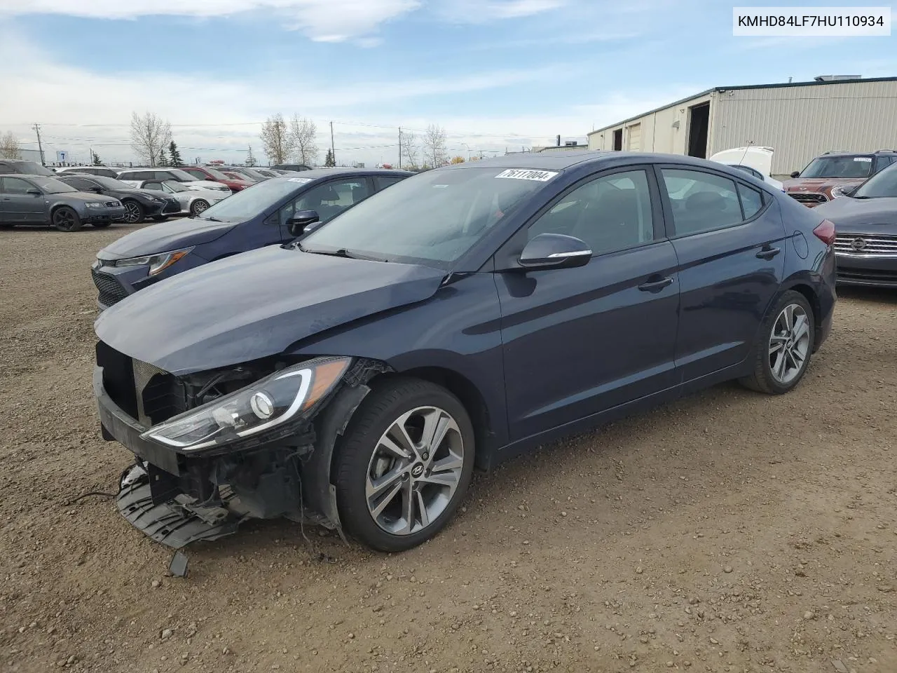 2017 Hyundai Elantra Se VIN: KMHD84LF7HU110934 Lot: 76117004