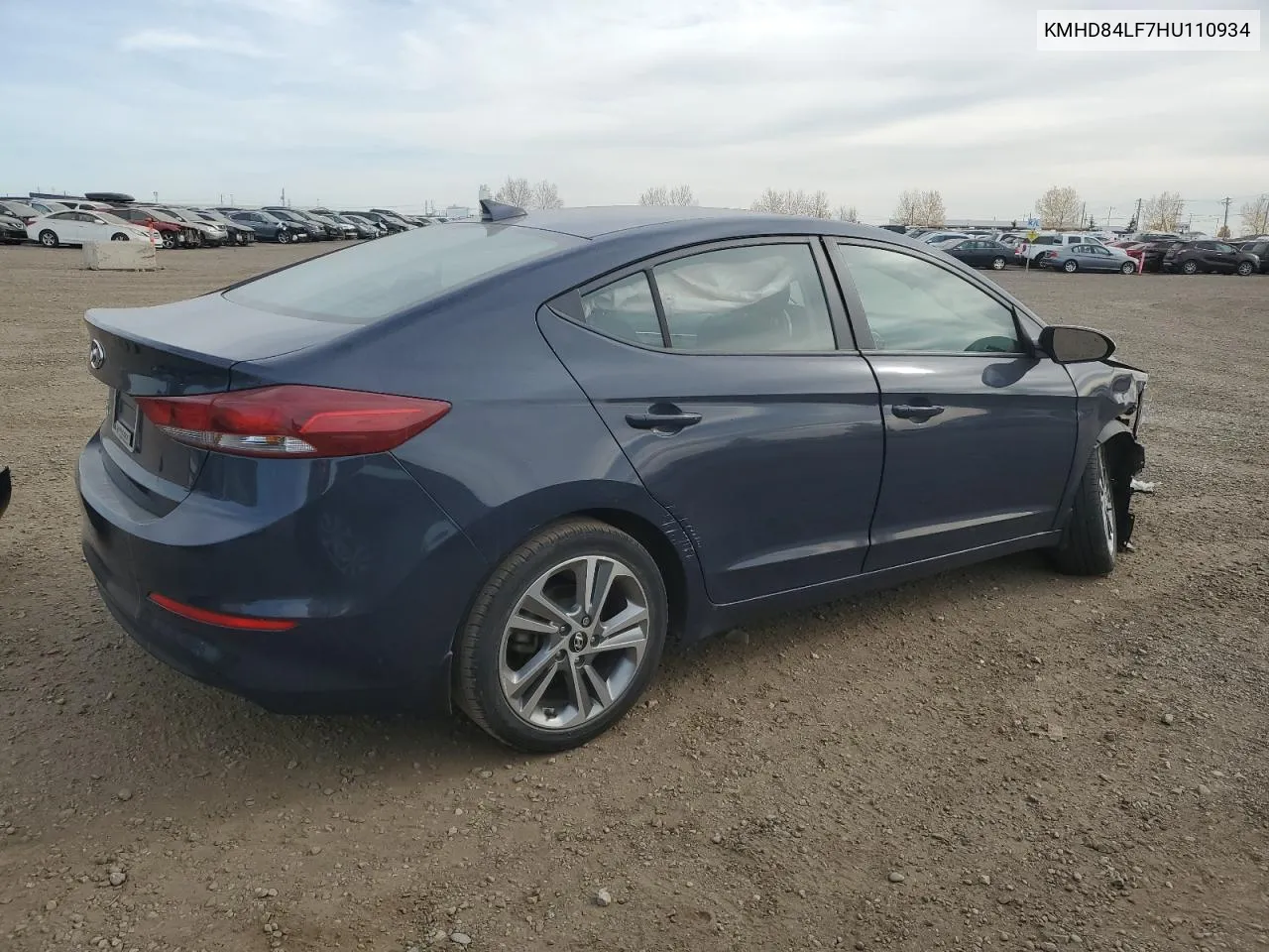 2017 Hyundai Elantra Se VIN: KMHD84LF7HU110934 Lot: 76117004