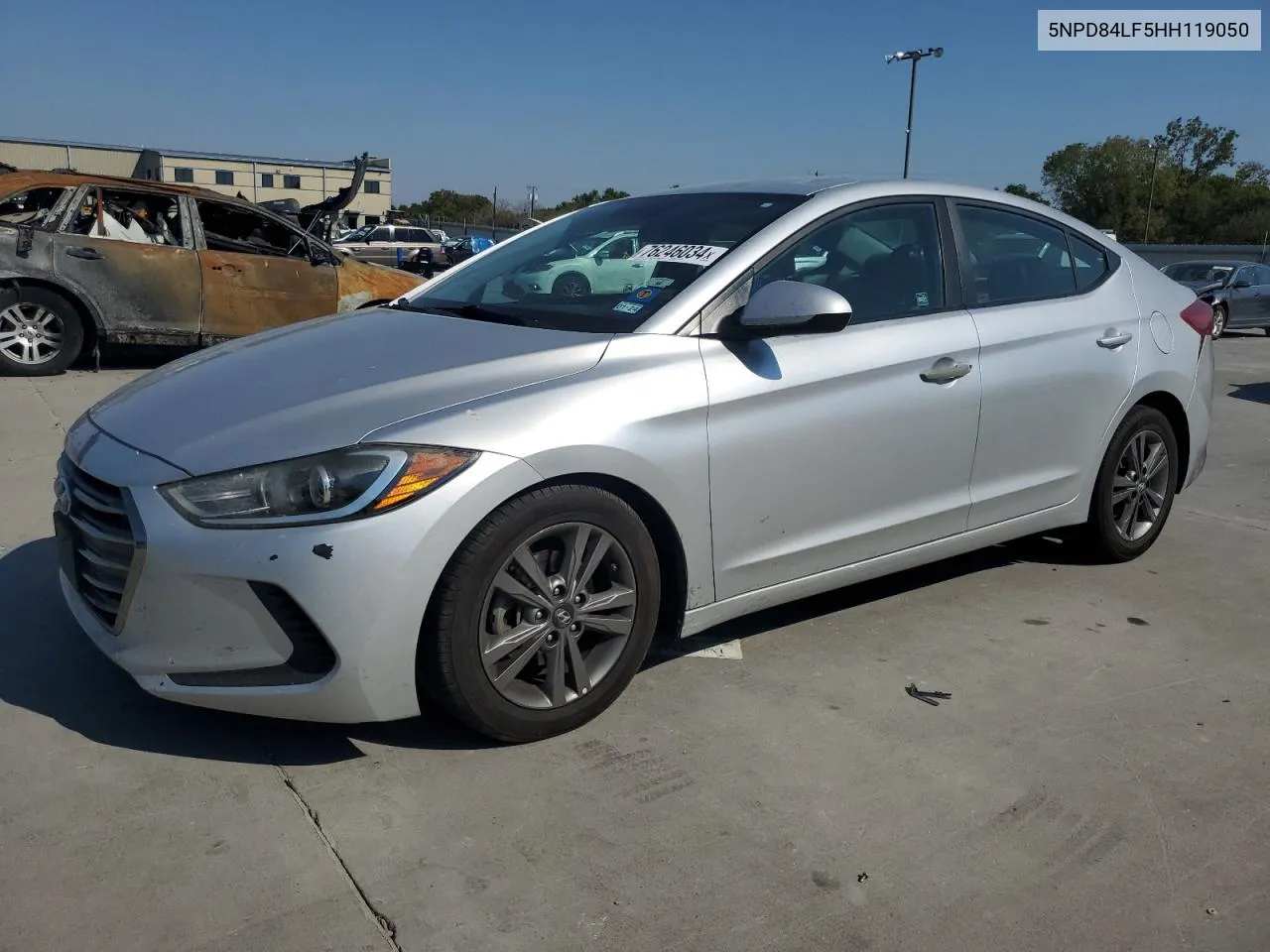 2017 Hyundai Elantra Se VIN: 5NPD84LF5HH119050 Lot: 76246034