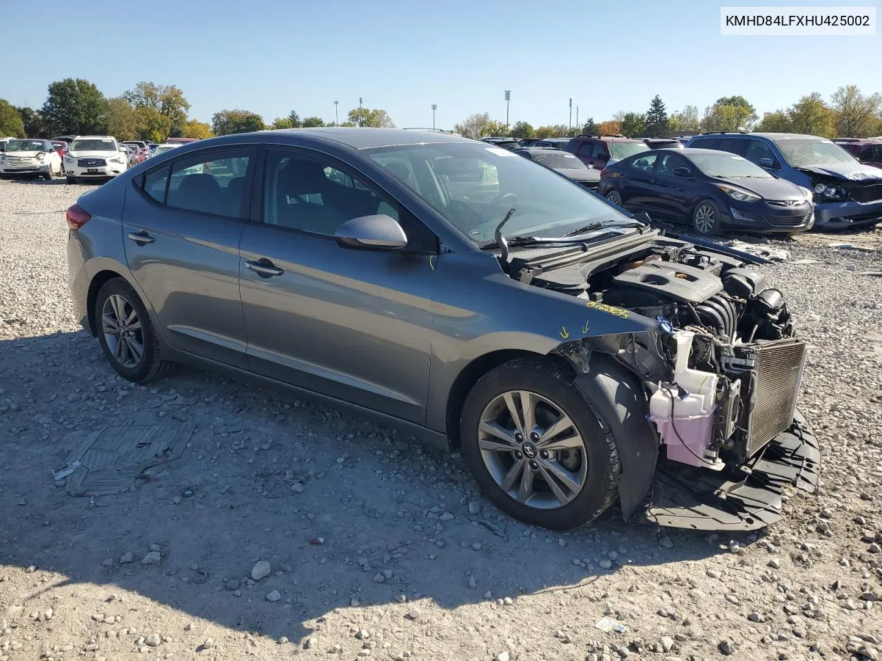 2017 Hyundai Elantra Se VIN: KMHD84LFXHU425002 Lot: 76387094