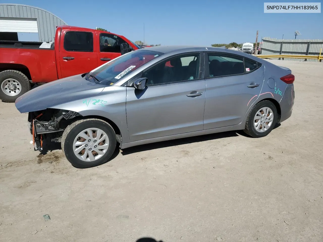 5NPD74LF7HH183965 2017 Hyundai Elantra Se