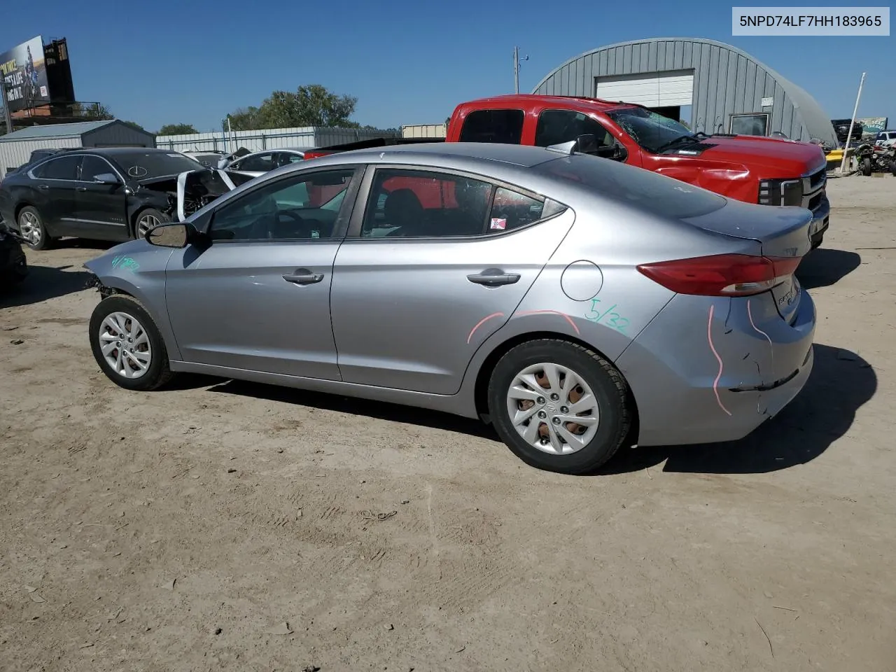 5NPD74LF7HH183965 2017 Hyundai Elantra Se