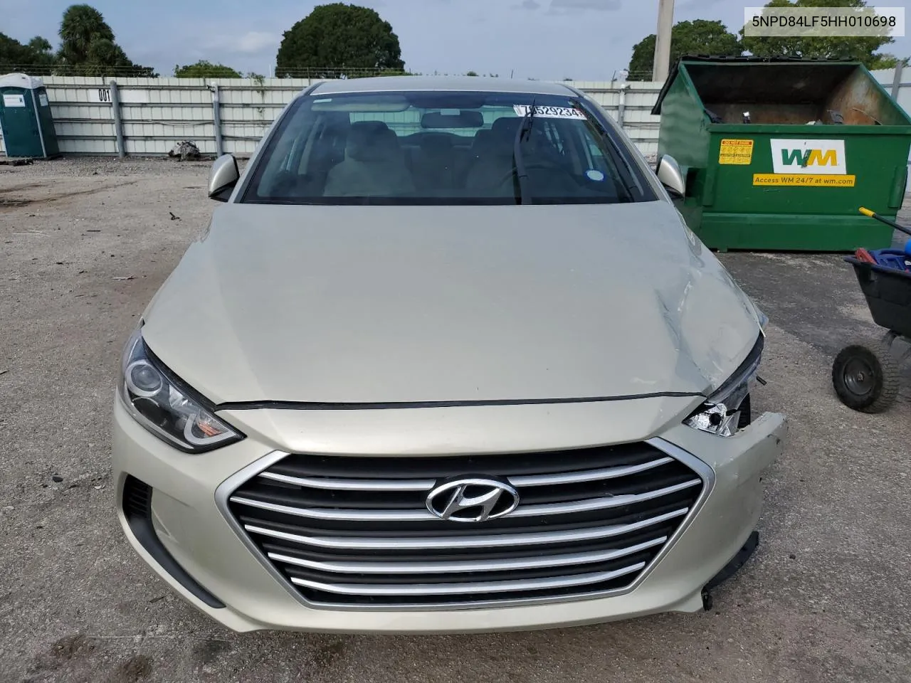 2017 Hyundai Elantra Se VIN: 5NPD84LF5HH010698 Lot: 76529234