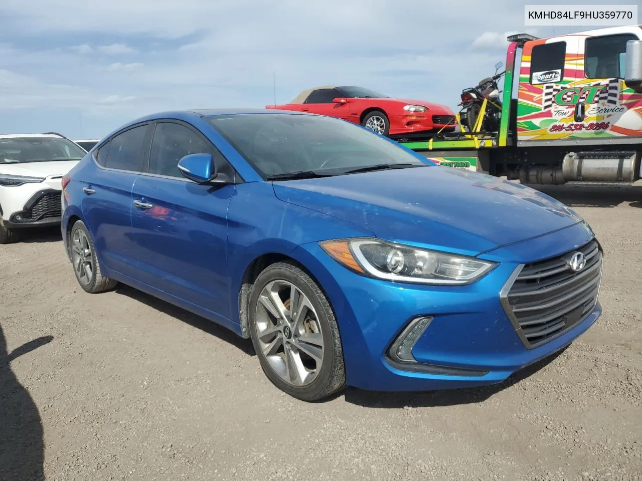 KMHD84LF9HU359770 2017 Hyundai Elantra Se