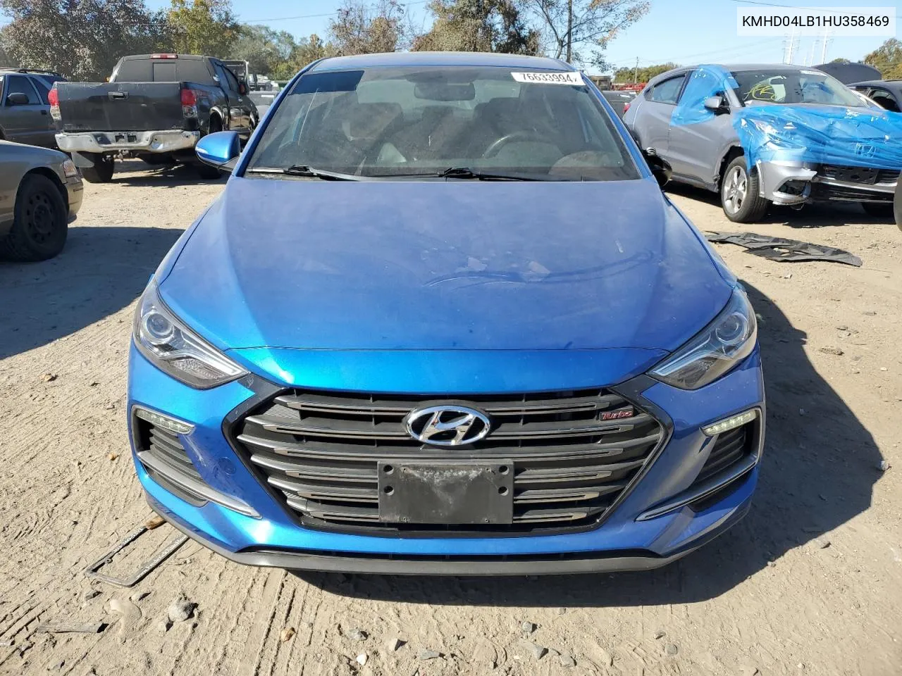 KMHD04LB1HU358469 2017 Hyundai Elantra Sport