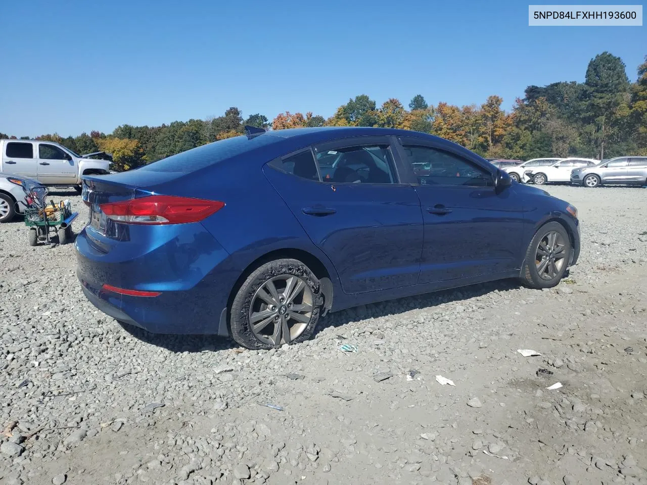 2017 Hyundai Elantra Se VIN: 5NPD84LFXHH193600 Lot: 76670724