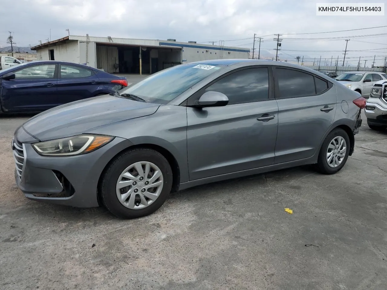 2017 Hyundai Elantra Se VIN: KMHD74LF5HU154403 Lot: 76927474