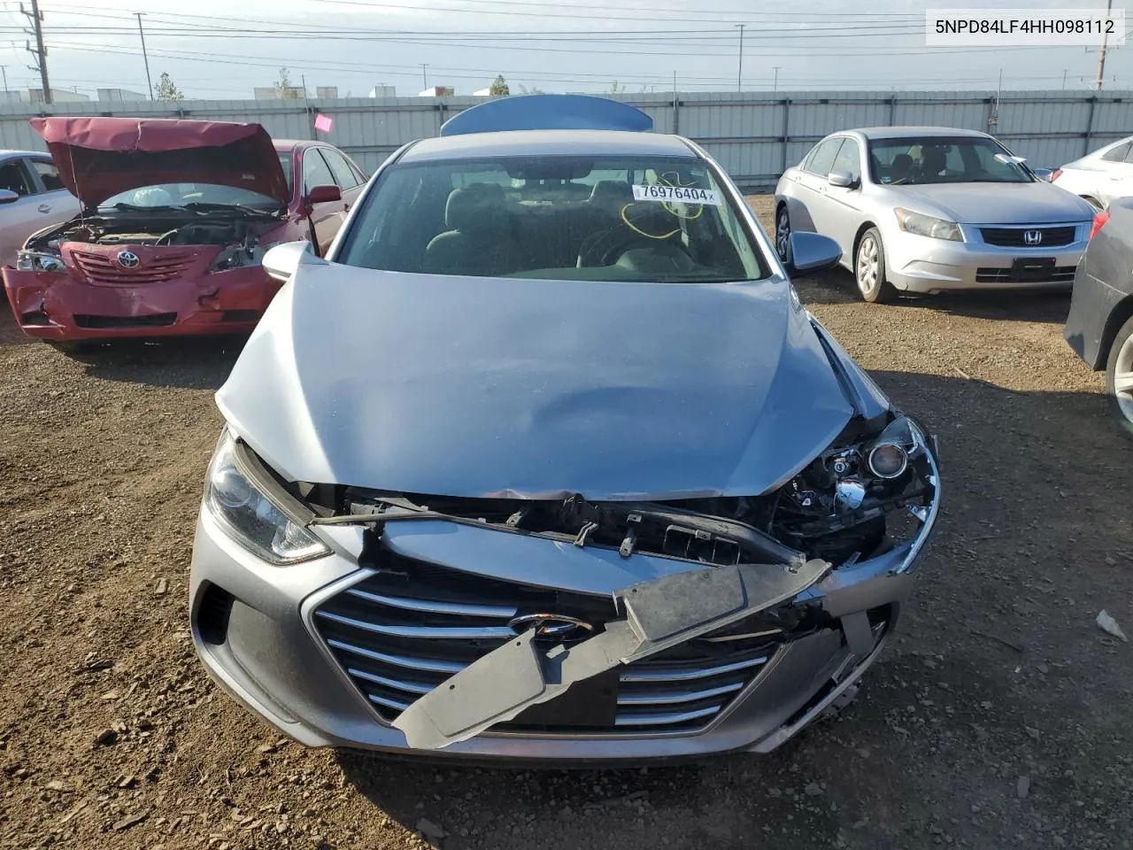 2017 Hyundai Elantra Se VIN: 5NPD84LF4HH098112 Lot: 76976404