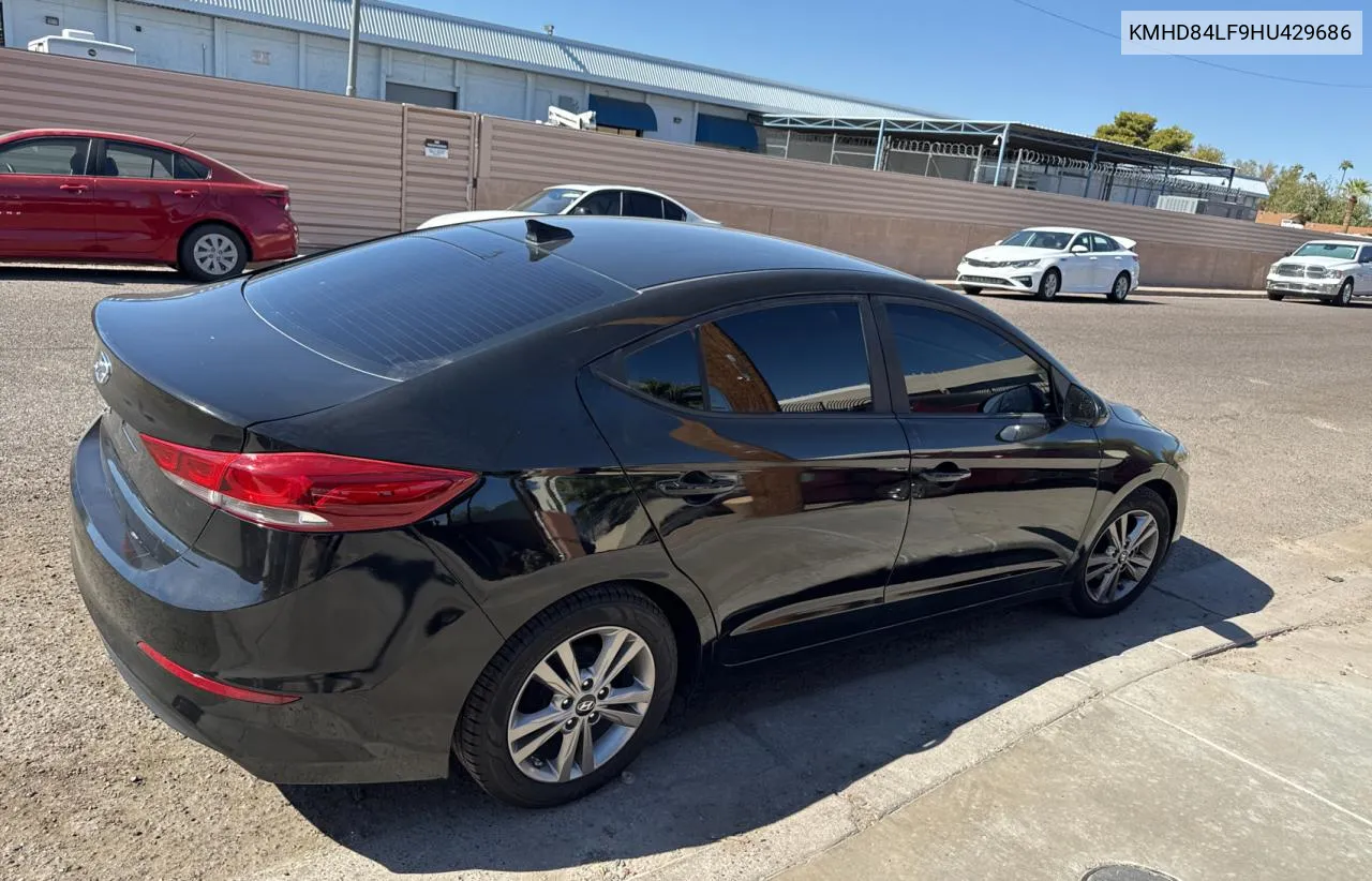 KMHD84LF9HU429686 2017 Hyundai Elantra Se