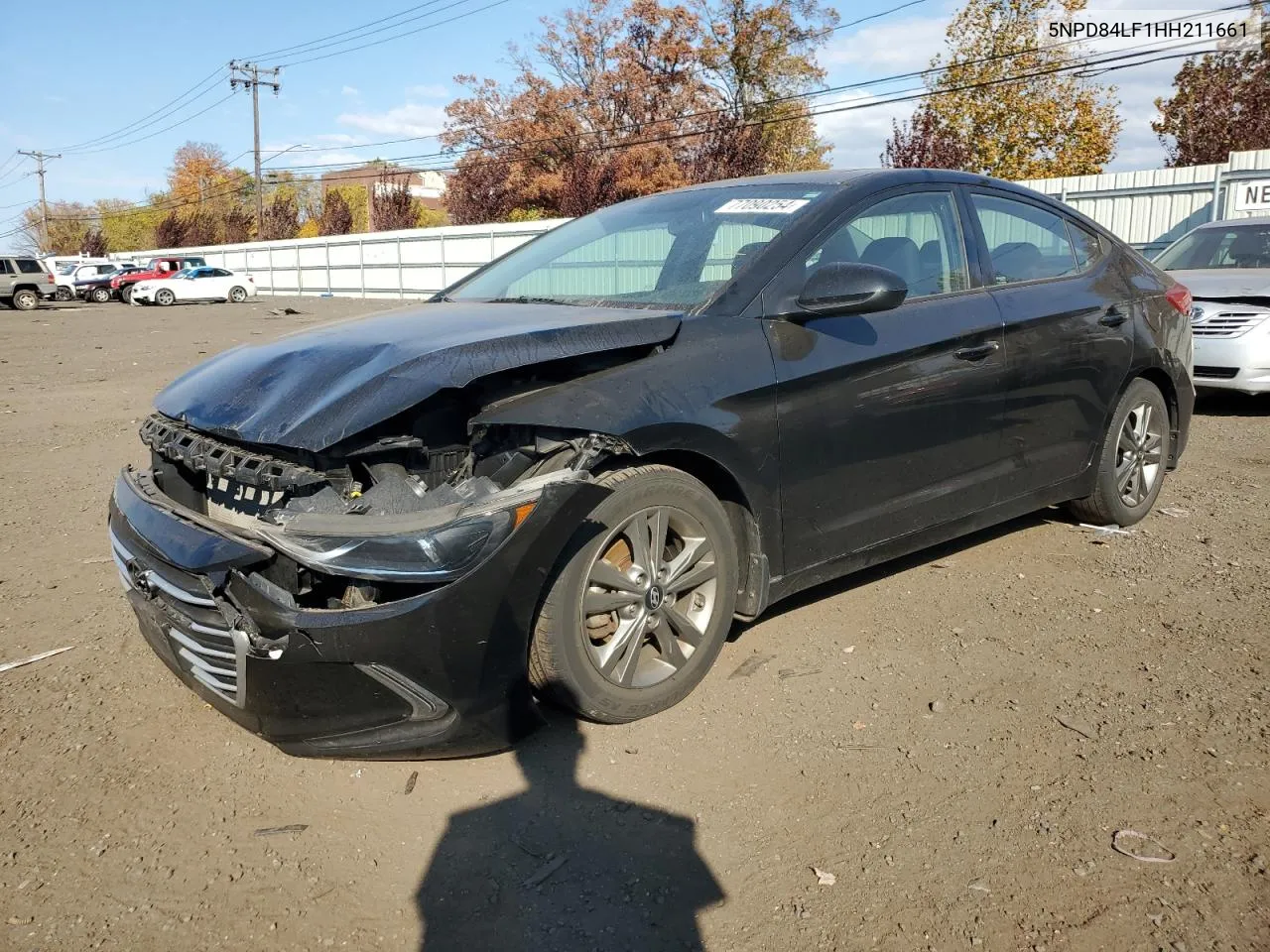 2017 Hyundai Elantra Se VIN: 5NPD84LF1HH211661 Lot: 77090254