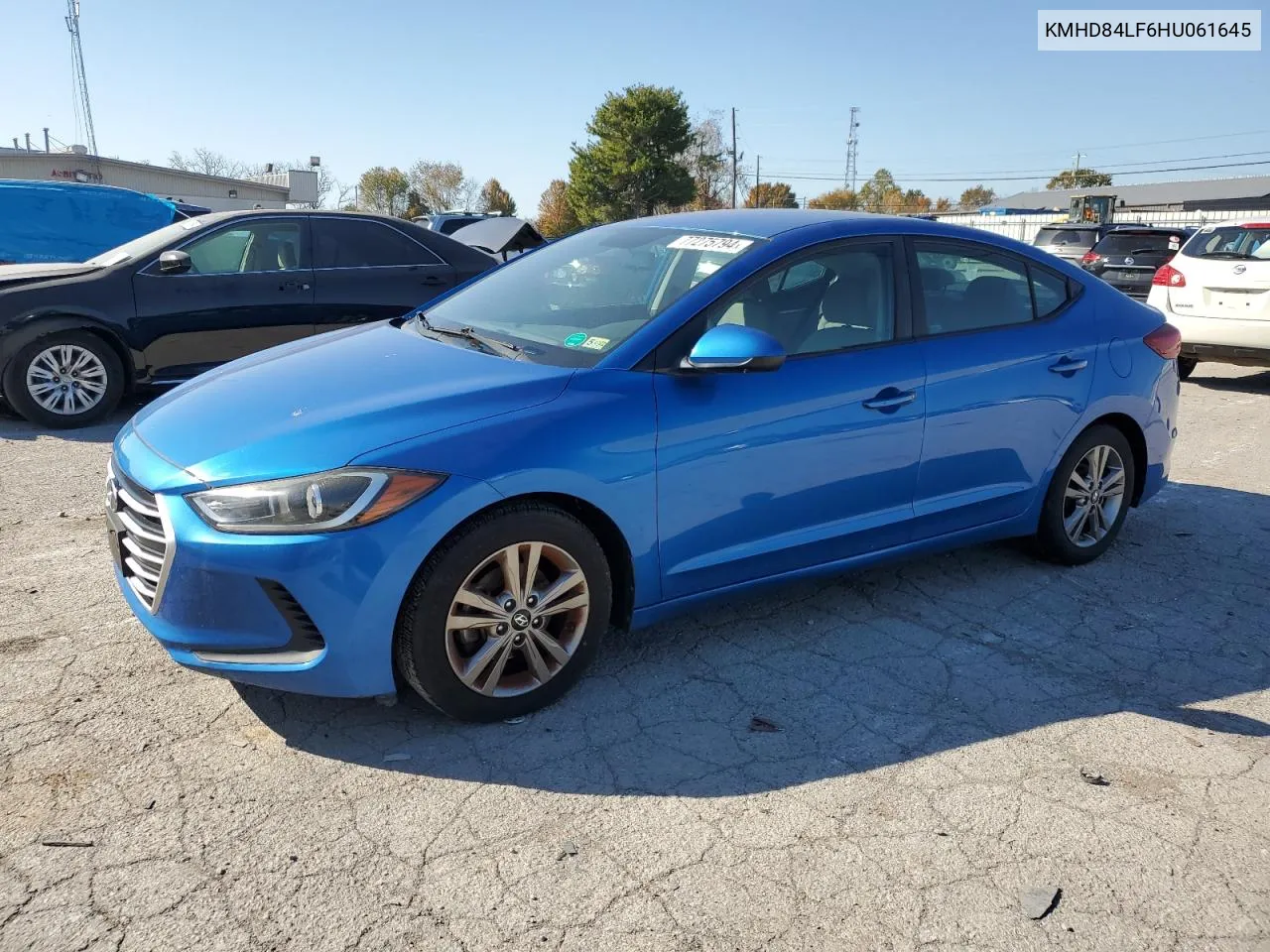 2017 Hyundai Elantra Se VIN: KMHD84LF6HU061645 Lot: 77275794