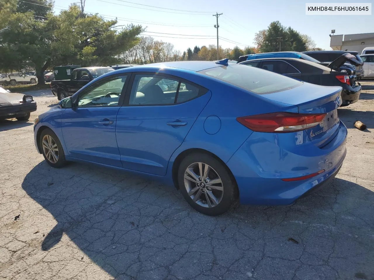 2017 Hyundai Elantra Se VIN: KMHD84LF6HU061645 Lot: 77275794