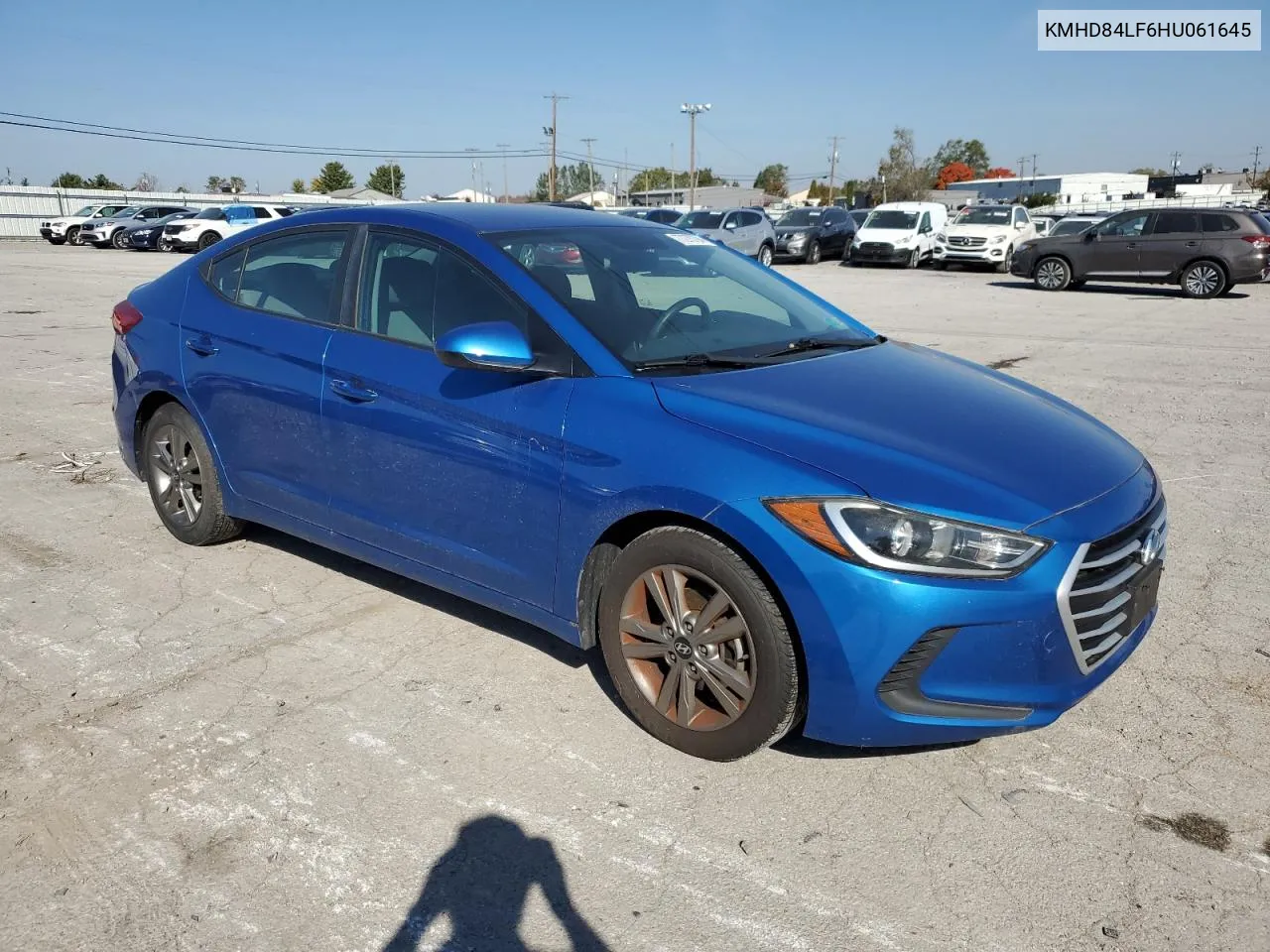 2017 Hyundai Elantra Se VIN: KMHD84LF6HU061645 Lot: 77275794