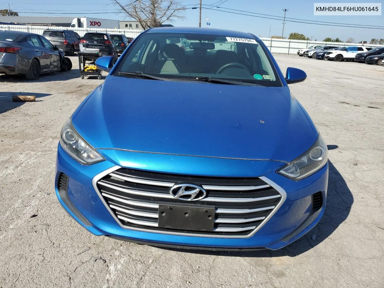 2017 Hyundai Elantra Se VIN: KMHD84LF6HU061645 Lot: 77275794