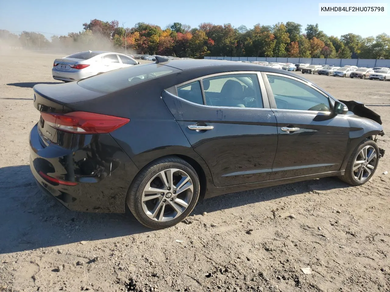 2017 Hyundai Elantra Se VIN: KMHD84LF2HU075798 Lot: 77278394