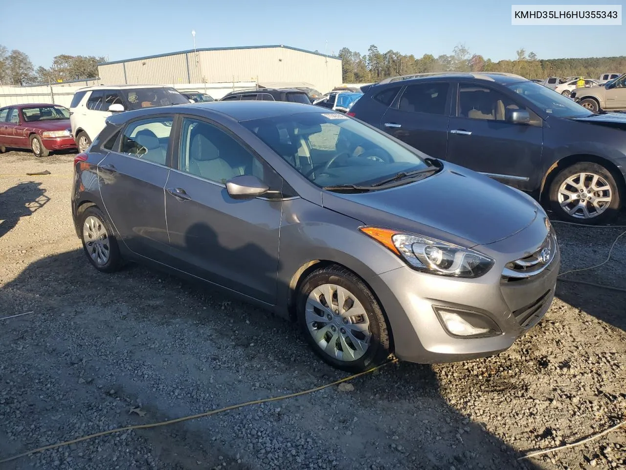 2017 Hyundai Elantra Gt VIN: KMHD35LH6HU355343 Lot: 77342354