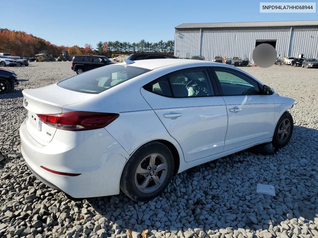 2017 Hyundai Elantra Eco VIN: 5NPD94LA7HH068944 Lot: 77346054